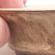 Keramická bonsai miska 10 x 10 x 3 cm, farba béžová - 2/4