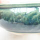 Keramická bonsai miska 14 x 14 x 5 cm, farba zelená - 2/3