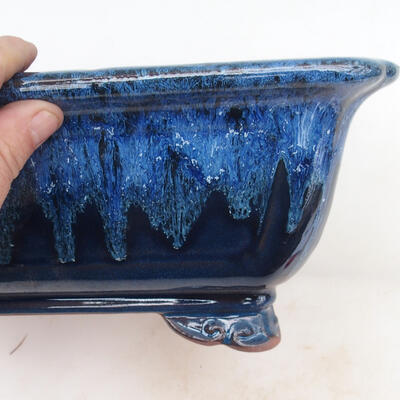 Bonsai miska 31 x 23 x 12 cm, farba modrá - 2