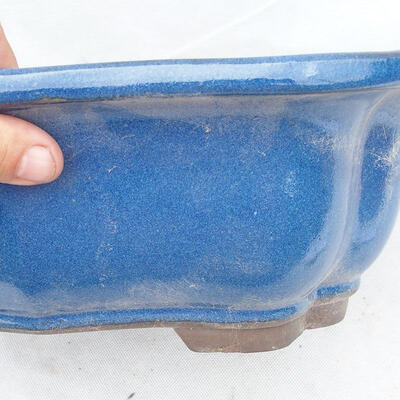 Bonsai miska 39 x 32 x 12 cm, farba modrá - 2