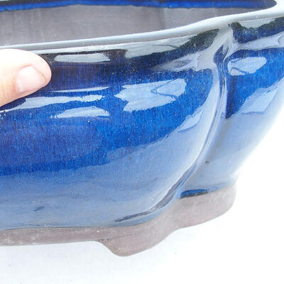 Bonsai miska 35 x 27 x 11 cm, farba modrá - 2