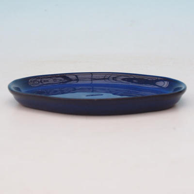 Bonsai podmiska H 05 - 10 x 7,5 x 1 cm, modrá - 10 x 7,5 x 1 cm - 2