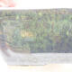 Keramická bonsai miska 15 x 11,5 x 5,5 cm, farba zelená - 2/3