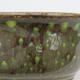 Keramická bonsai miska 12 x 10 x 5 cm, farba zelená - 2/3