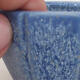 Keramická bonsai miska 7 x 7 x 5,5 cm, farba modrá - 2/3