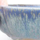 Keramická bonsai miska 17,5 x 15,5 x 4,5 cm, farba modrá - 2/3
