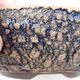 Keramická bonsai miska 16 x 16 x 5,5 cm, farba praskaná modrá - 2/3