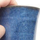 Keramická bonsai miska 10 x 10 x 13 cm, farba modrá - 2/3