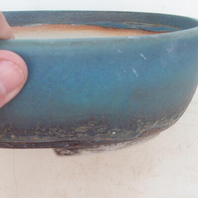 Bonsai miska 20 x 15,5 x 6 cm, farba modrá - 2