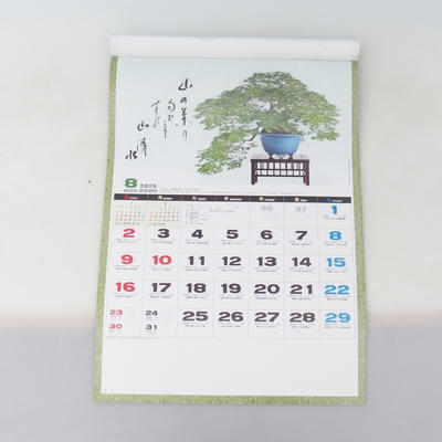 Nástenný Japonský Kalendár 2020 - 2