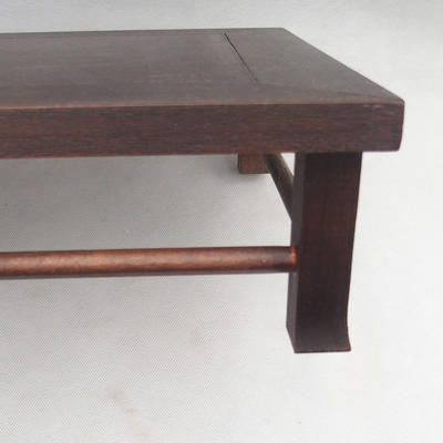 Drevený stolík pod bonsaje hnedý 40 x 30 x 9,5 cm - 3