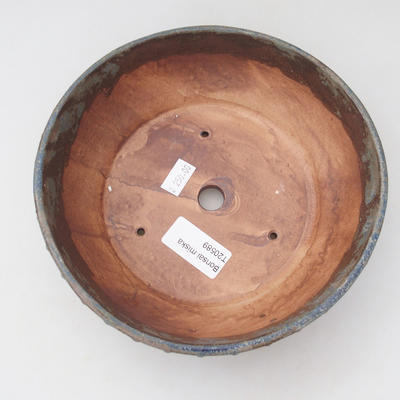 Keramická bonsai miska 17,5 x 17,5 x 5,5 cm, farba hnedou - 3