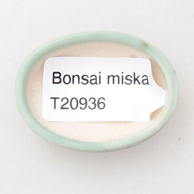Mini bonsai miska 4,5 x 3 x 1 cm, farba zelená - 3