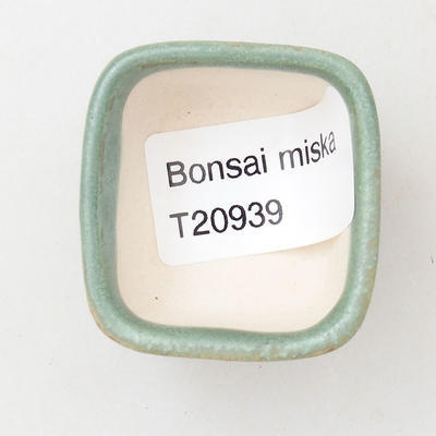 Mini bonsai miska 4 x 3,5 x 2 cm, farba zelená - 3