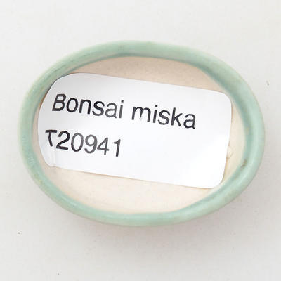 Mini bonsai miska 4 x 3 x 1 cm, farba zelená - 3