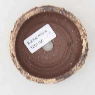 Keramická bonsai miska 8,5 x 8,5 x 4 cm, farba praskanie - 3
