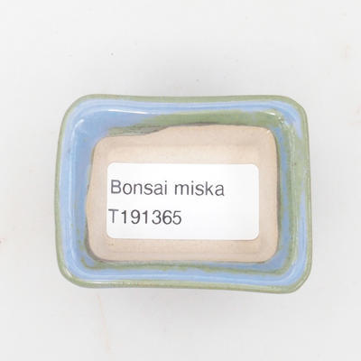 Mini bonsai miska 6 x 4,5 x 2,5 cm, farba modrá - 3