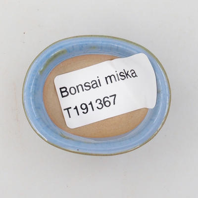 Mini bonsai miska 4,5 x 3,5 x 2 cm, farba modrá - 3