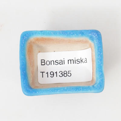 Mini bonsai miska 4,5 x 3,5 x 2,5 cm, farba modrá - 3