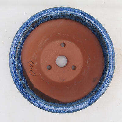 Bonsai miska 15 x 15 x 7 cm, farba modrá - 3