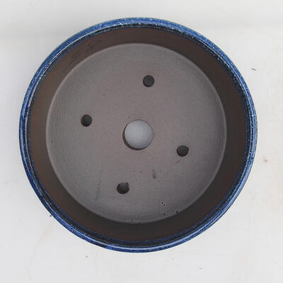 Bonsai miska 14 x 14 x 5,5 cm, farba modrá - 3