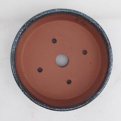 Bonsai miska 14 x 14 x 5,5 cm, farba vínovosivá - 3