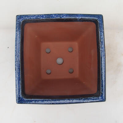 Bonsai miska 20 x 20 x 15,5 cm, farba modrá - 3