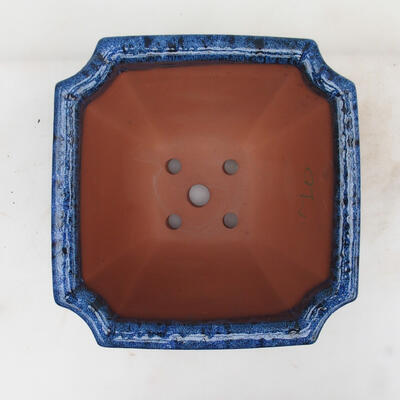 Bonsai miska 21,5 x 21,5 x 15 cm, farba modrá - 3