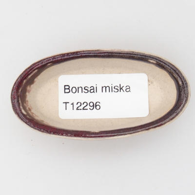 Mini bonsai miska 7 x 3,5 x 2 cm, farba červená - 3