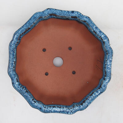 Bonsai miska 19 x 19 x 6 cm, farba modrá - 3
