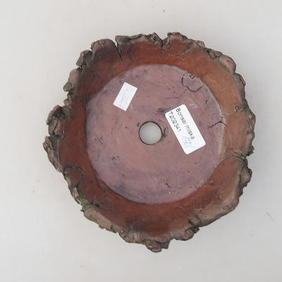 Keramická bonsai miska 14 x 14 x 4 cm, farba režná - 2.akosť - 3