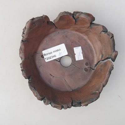 Keramická bonsai miska 12 x 12 x 4 cm, farba režná - 2.akosť - 3