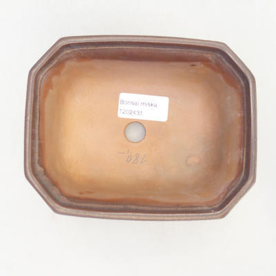 Bonsai miska 14,5 x 12 x 6,5 cm, farba hnedá - 3