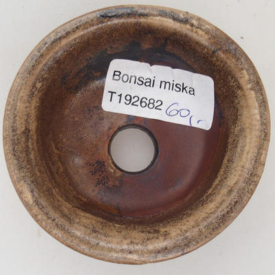 Keramická bonsai miska 7,5 x 3 cm, farba hnedá - 2.akosť - 3