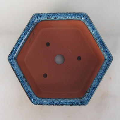 Bonsai miska 17 x 15 x 6 cm, farba modrá - 3