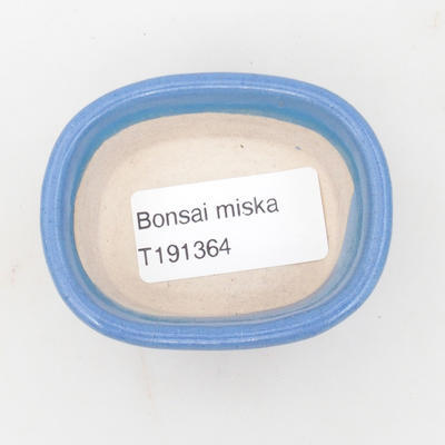 Mini bonsai miska 6,5 ​​x 5 x 2,5 cm, farba modrá - 3