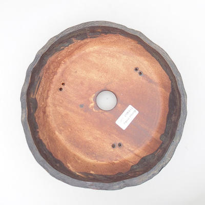 Keramická bonsai miska 25 x 25 x 6 cm, farba šedá - 3