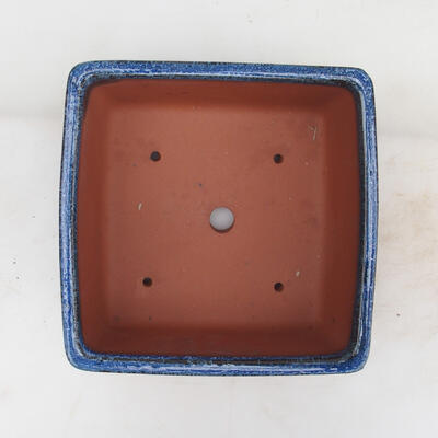 Bonsai miska 21 x 21 x 9 cm, farba modrá - 3