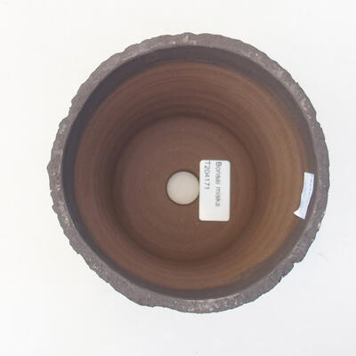Keramická bonsai miska 13 x 13 x 13 cm, farba režná - 3