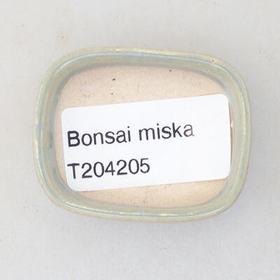 Mini bonsai miska 4,5 x 3,5 x 1,5 cm, farba modrá - 3