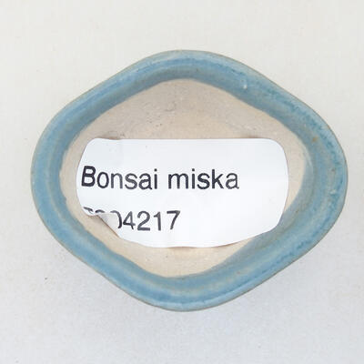 Mini bonsai miska 4 x 3 x 2 cm, farba modrá - 3