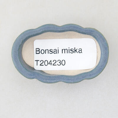 Mini bonsai miska 5 x 3 x 1,5 cm, farba modrá - 3