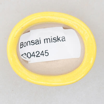 Mini bonsai miska 6 x 3,5 x 2 cm, farba žltá - 3
