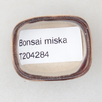 Mini bonsai miska 4 x 3 x 1,5 cm, farba červená - 3
