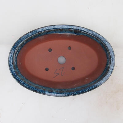 Bonsai miska 21 x 14 x 5 cm, farba modrozelená - 3