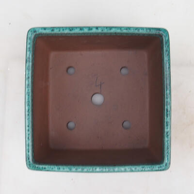 Bonsai miska 19,5 x 19,5 x 10 cm, farba zelená - 3
