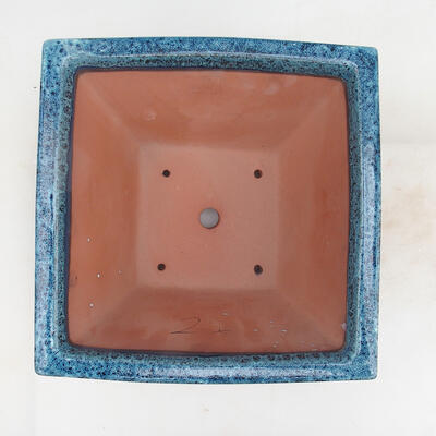 Bonsai miska 27 x 27 x 16 cm, farba modrá - 3
