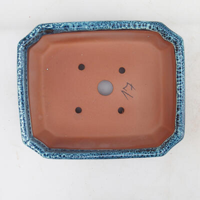 Bonsai miska 17 x 14 x 5 cm, farba modrobiela - 3