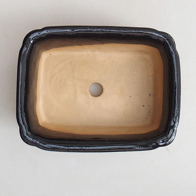Bonsai miska H 50 - 16,5 x 12 x 6 cm, čierna lesklá - 3
