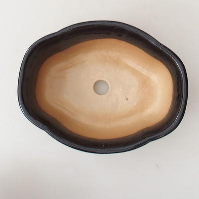 Bonsai miska H 75 - 19 x 14 x 7 cm, čierna lesklá - 3